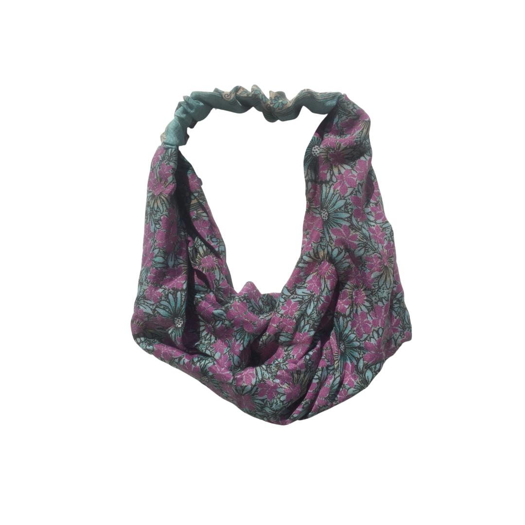 Fascia Turbante Seta - polvere - Bijondo