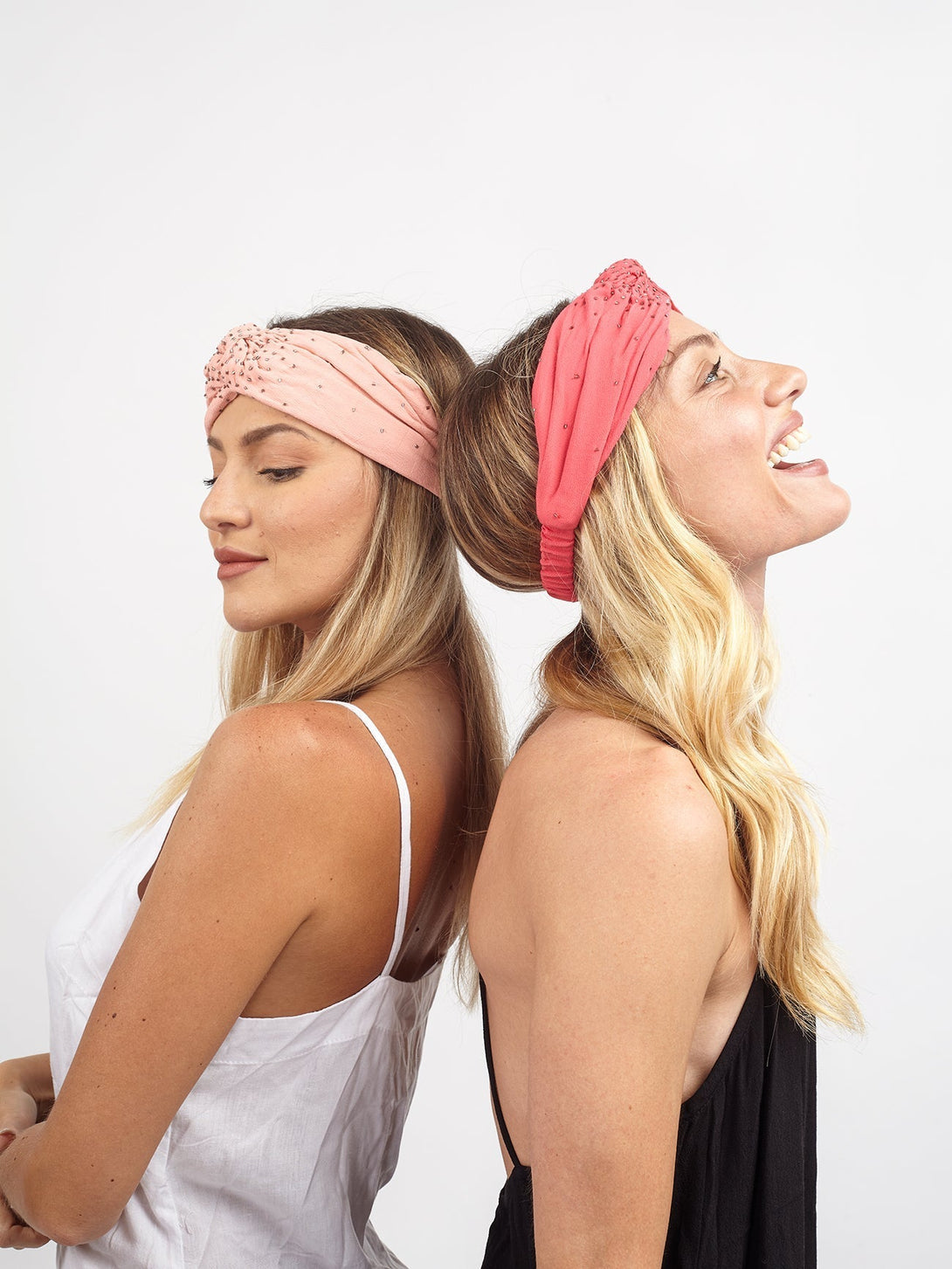 Fascia capelli con dettaglio strass Cloe - fucsia - Bijondo