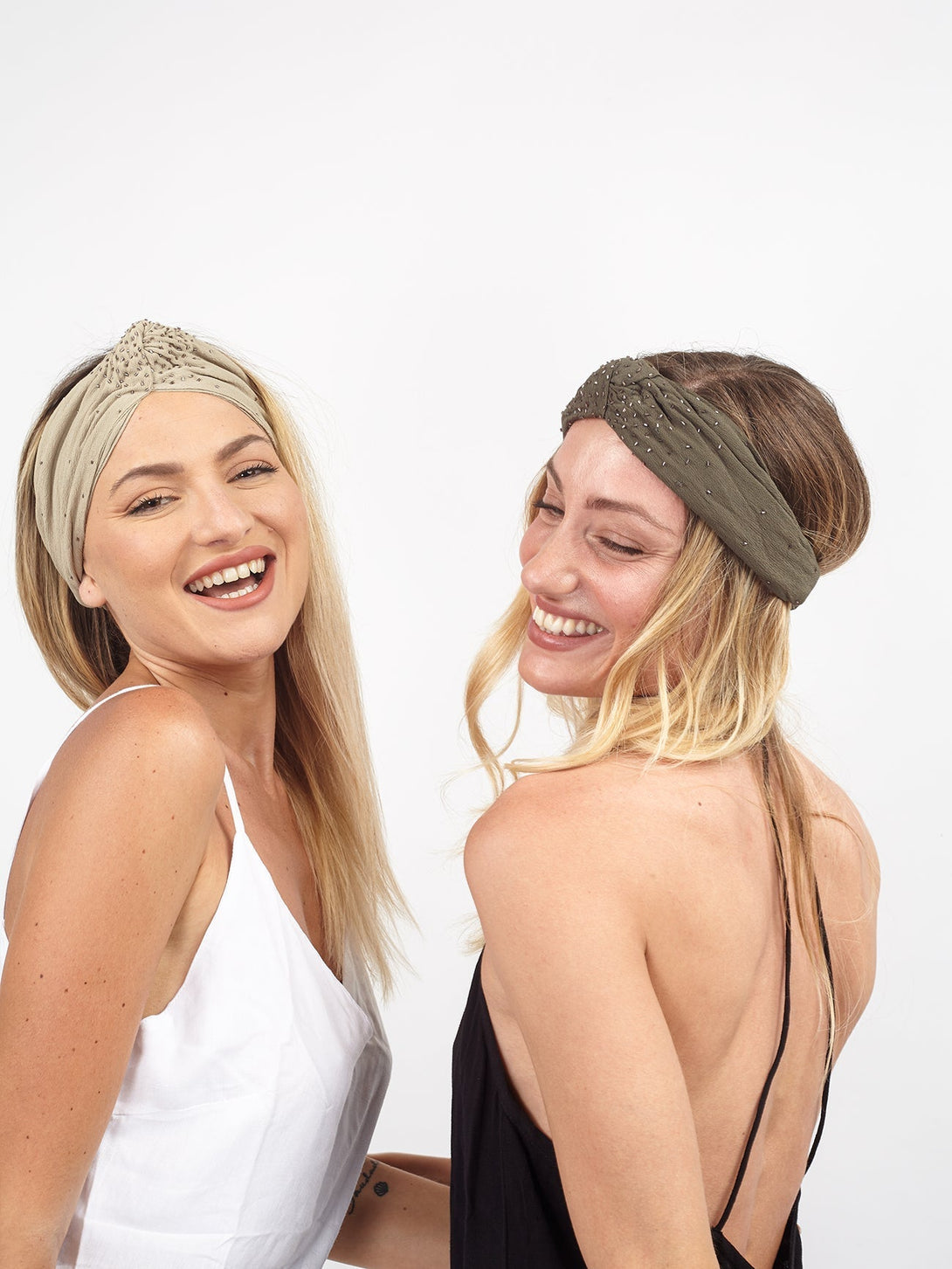 Fascia capelli con dettaglio strass Cloe - rosa - Bijondo