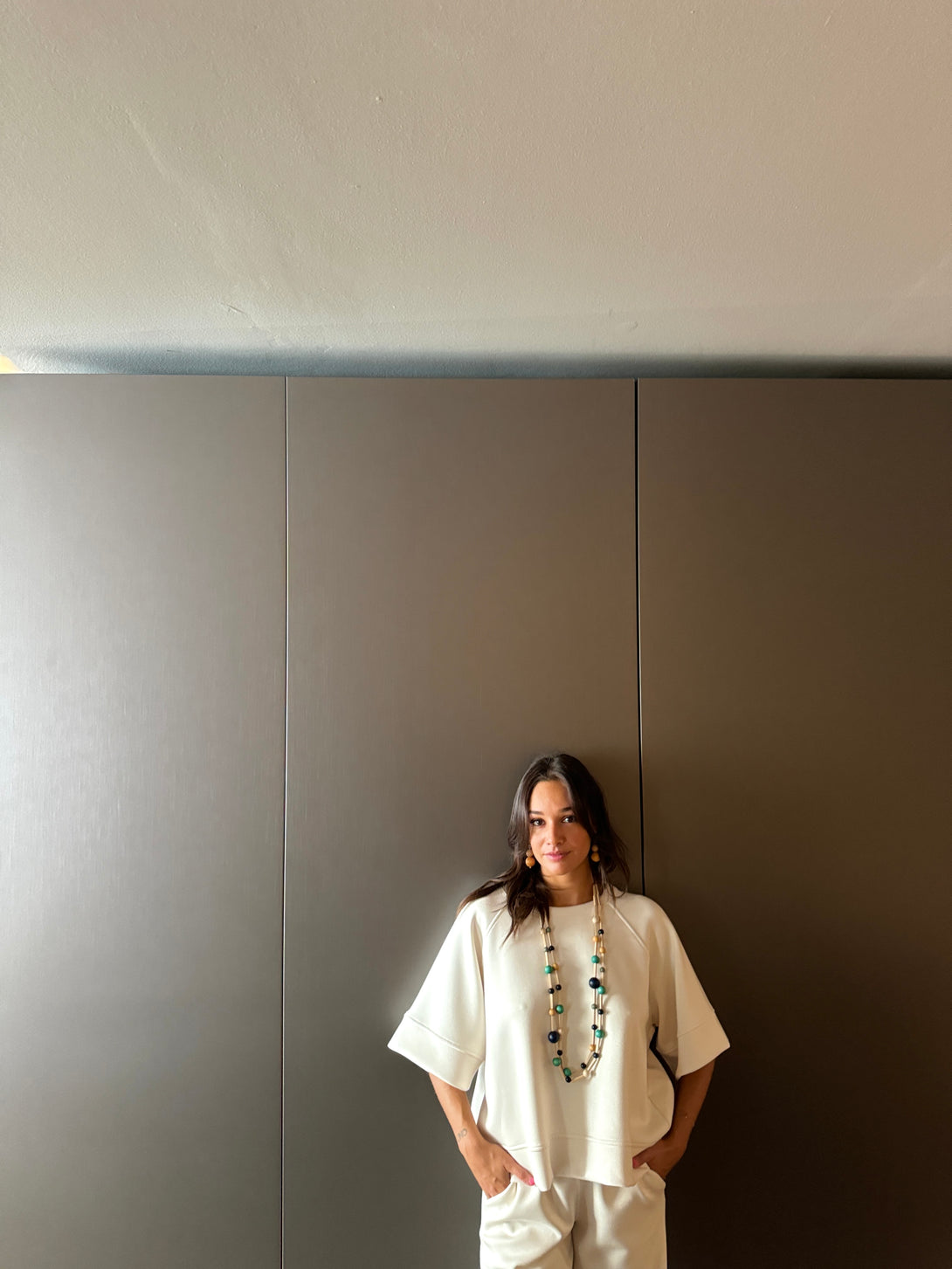 Felpa neoprene Chrissy-Maglia-Bijondo-Bijondo