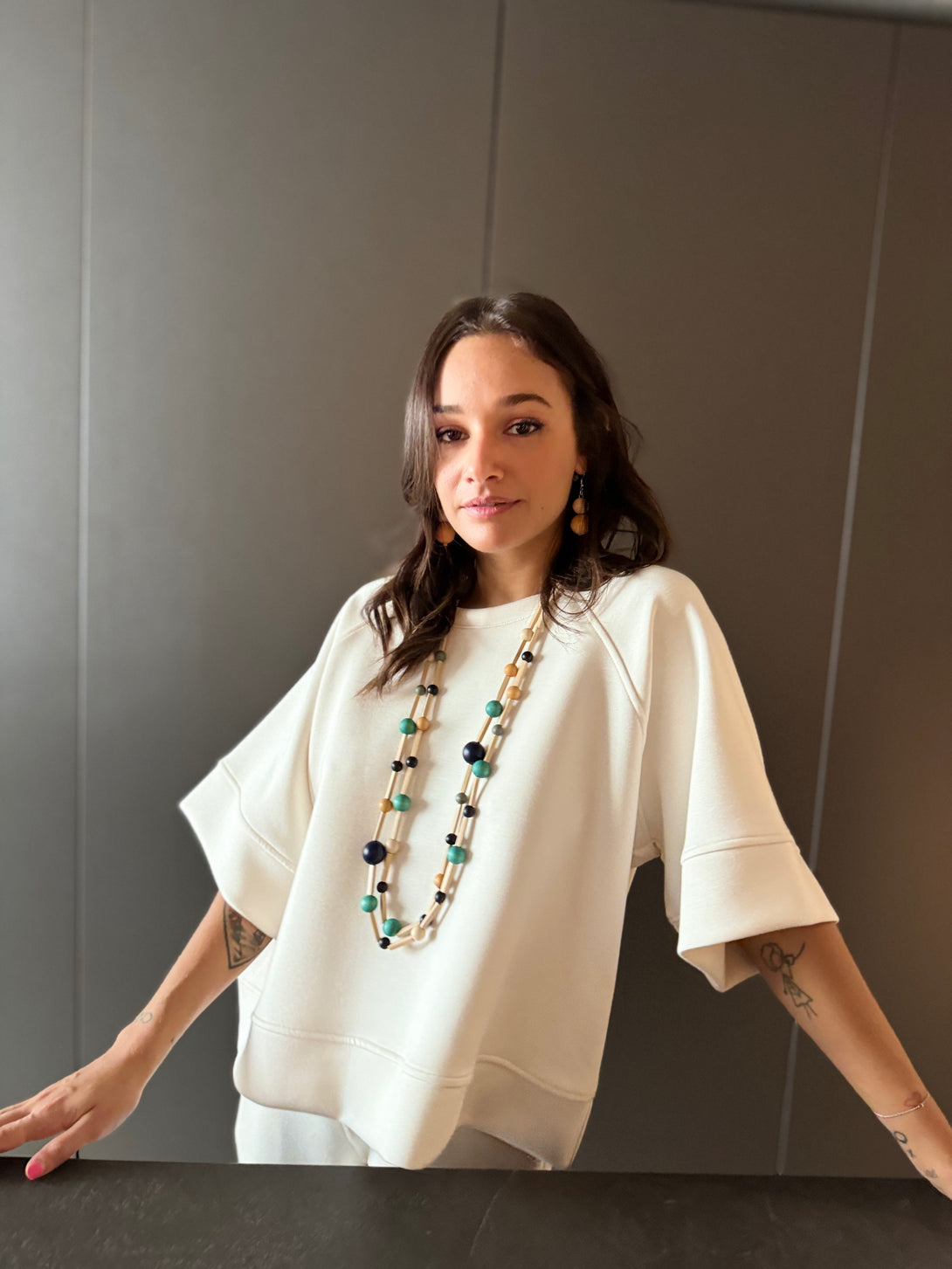 Felpa neoprene Chrissy-Maglia-Bijondo-Bijondo