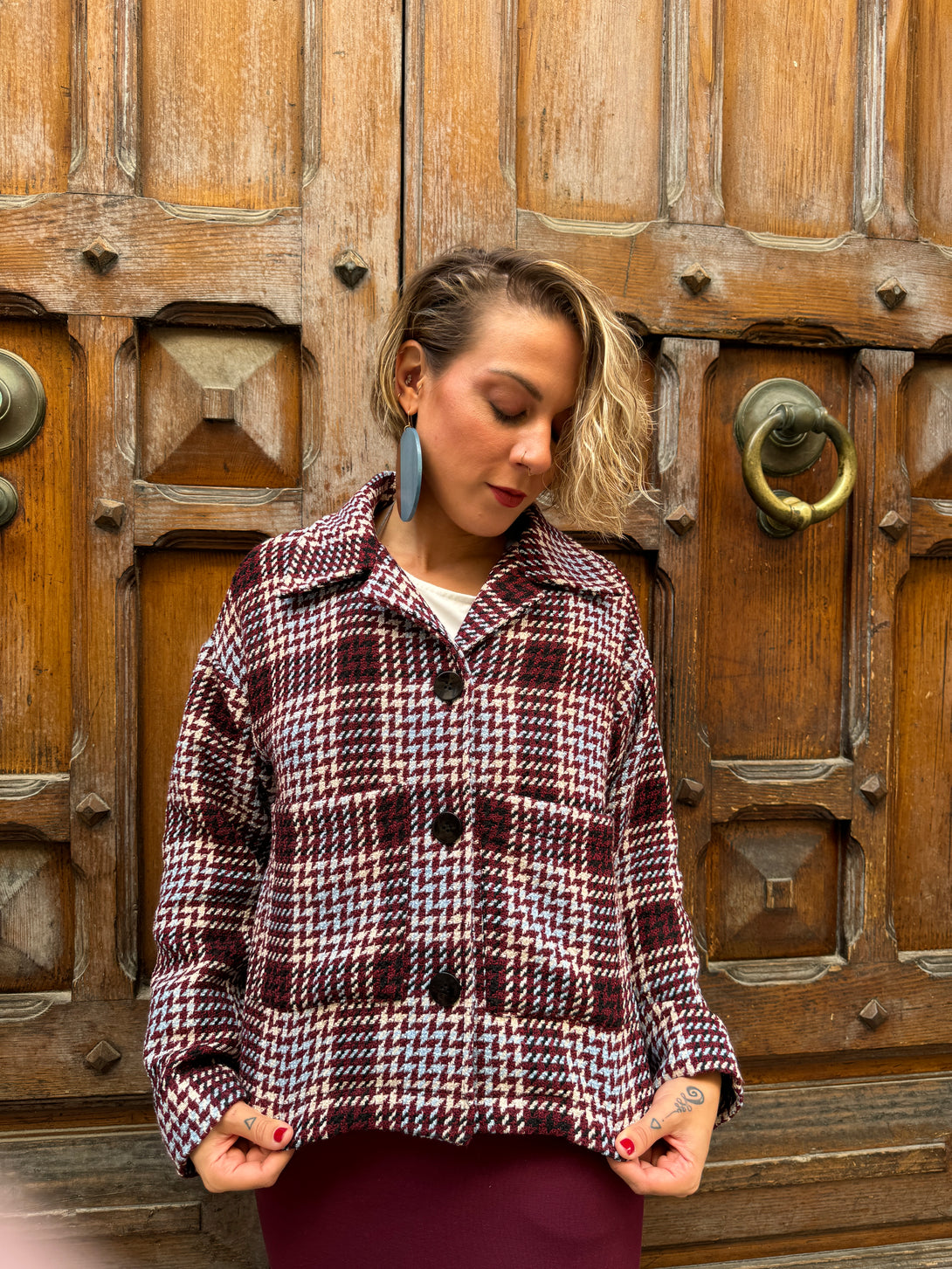 Giacca a quadri Joan-giacca-Bijondo-Bijondo