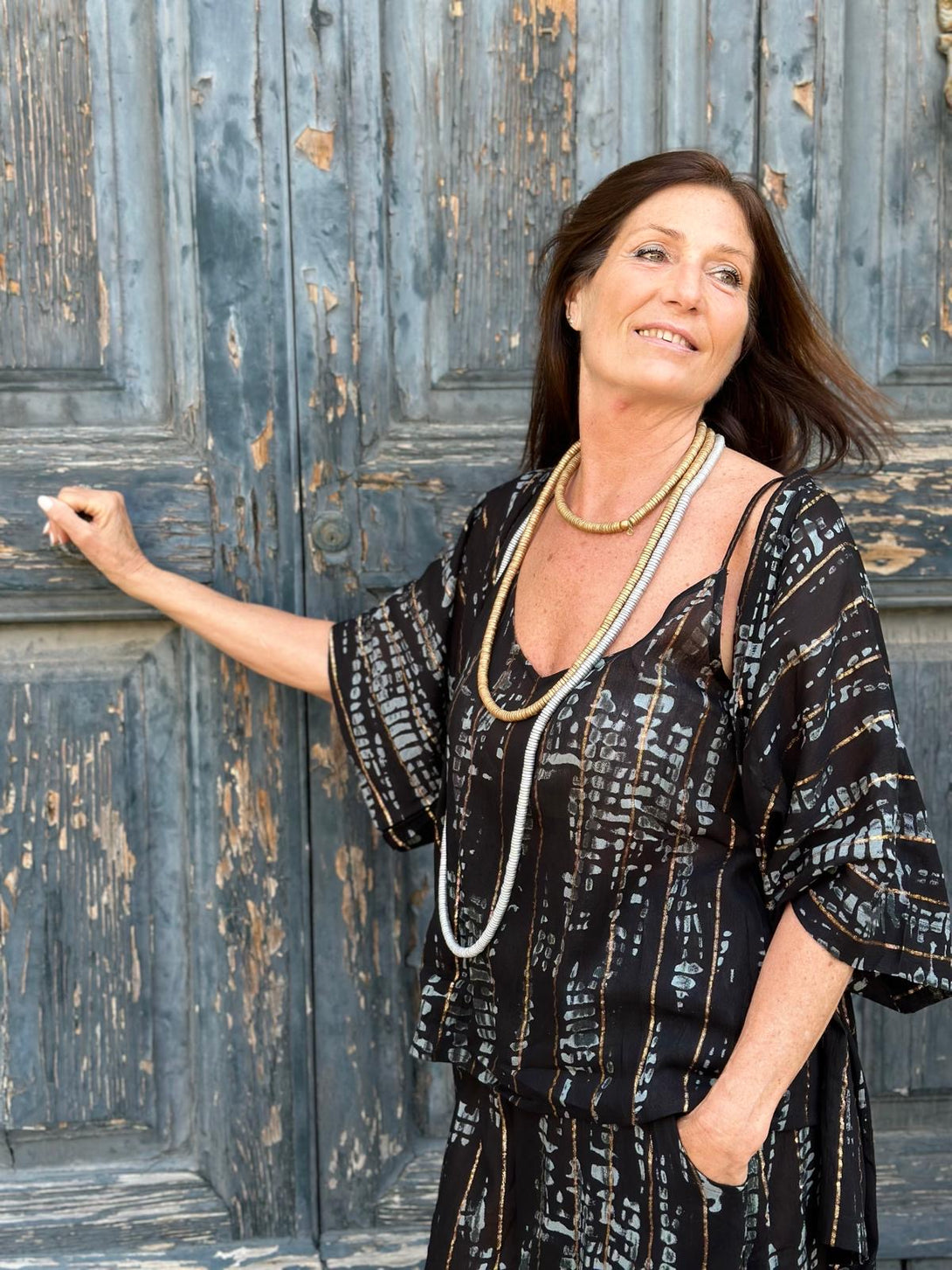 Giacca leggera Jayne-Giacca-Bijondo-nero-taglia unica-Bijondo