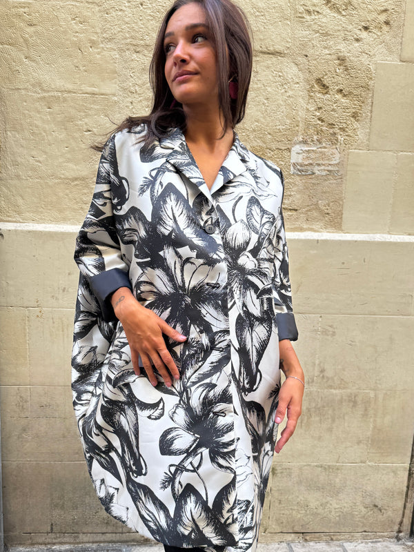 Giacca over Kimono perlato con Fiori Cartisia-Giacca-Bijondo-Perlato-taglia unica-Bijondo