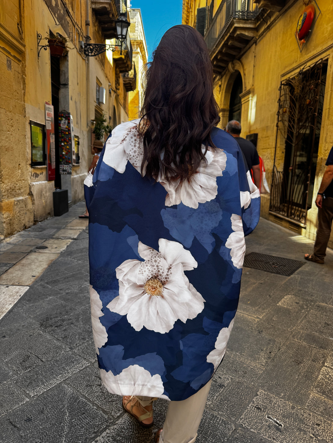 Giacca over fantasia collo a punta Cartisia-Giacca-Bijondo-Bijondo