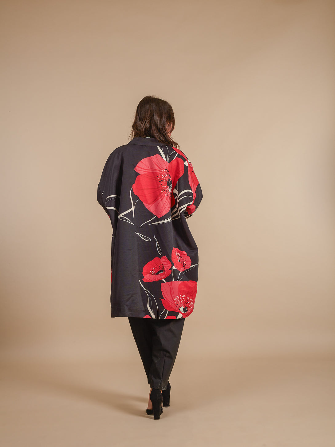 Giacca over fantasia collo a punta Cartisia-Giacca-Bijondo-Bijondo