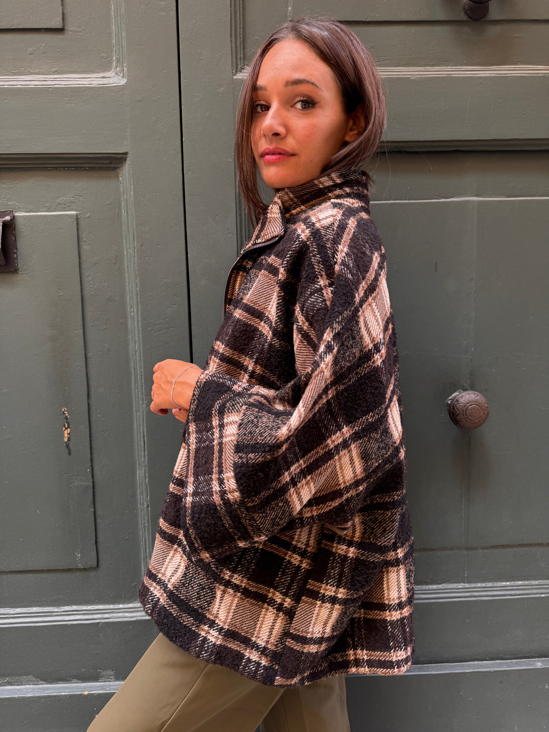 Giacca zip lacci fondo Eleanor-giacca-Bijondo-Bijondo