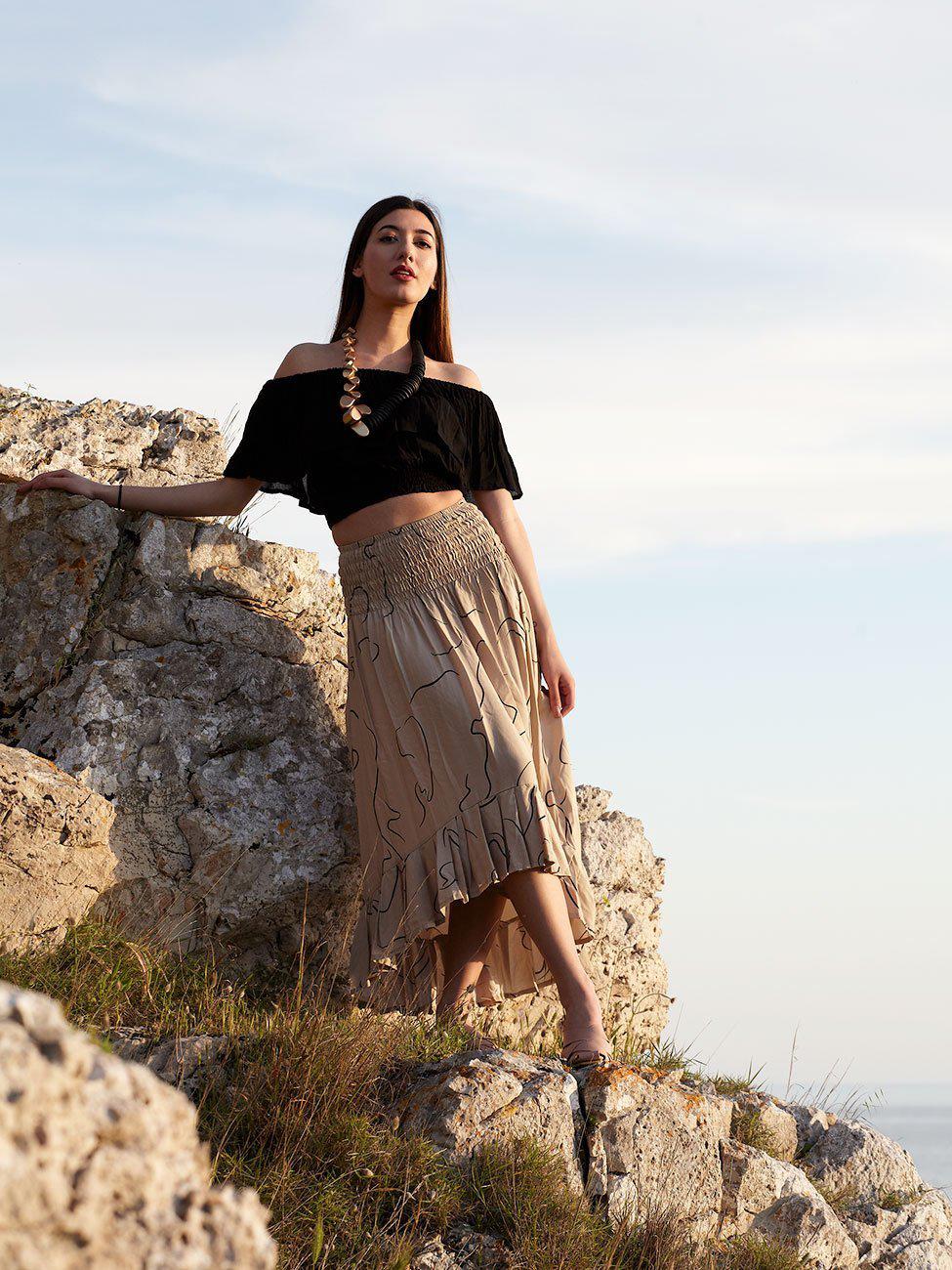 Gonna Freya - beige - Bijondo