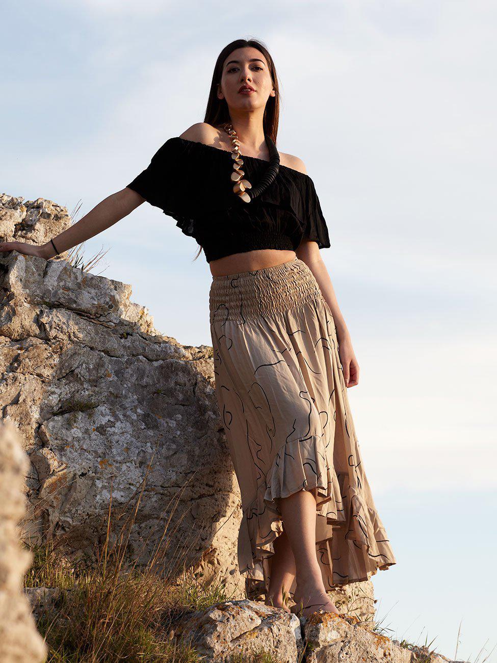 Gonna Freya - beige - Bijondo