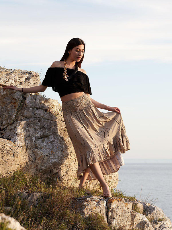 Gonna Freya - beige - Bijondo