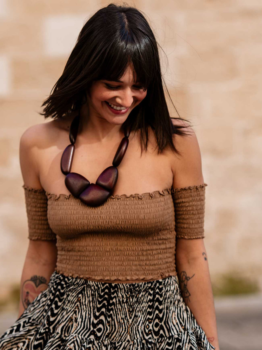 Gonna corta a balze Laura-Gonna-Bijondo-Bijondo