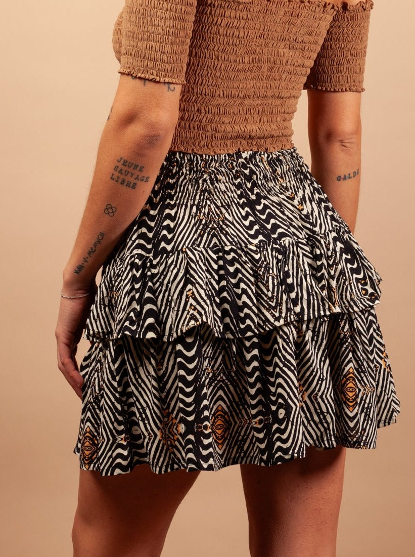 Gonna corta a balze Laura-Gonna-Bijondo-Bijondo