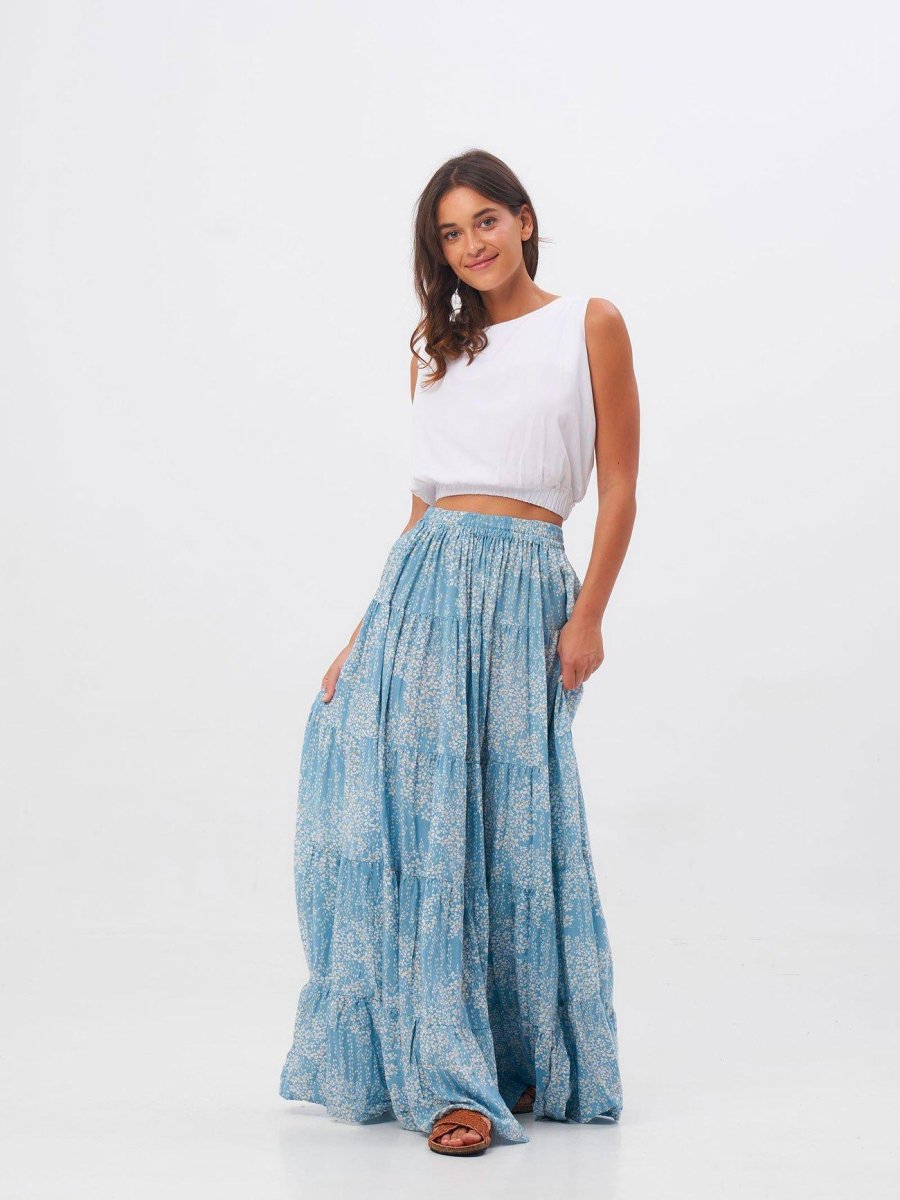 Gonna Olivia - verde - Bijondo