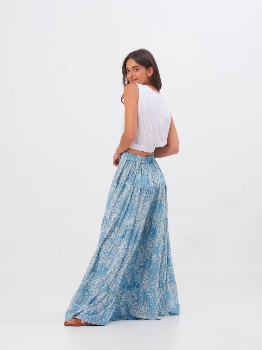 Gonna Olivia - verde - Bijondo