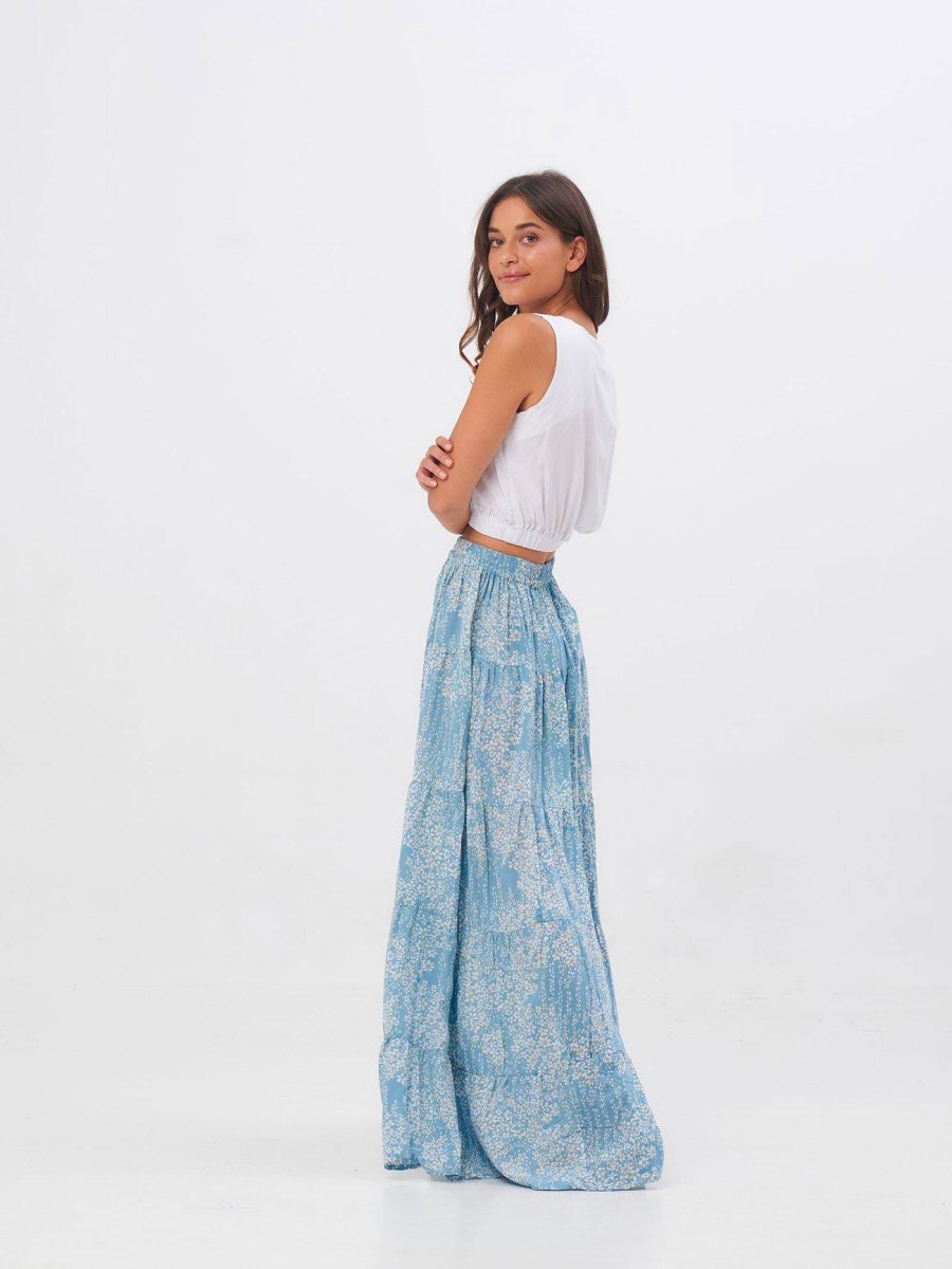 Gonna Olivia - verde - Bijondo