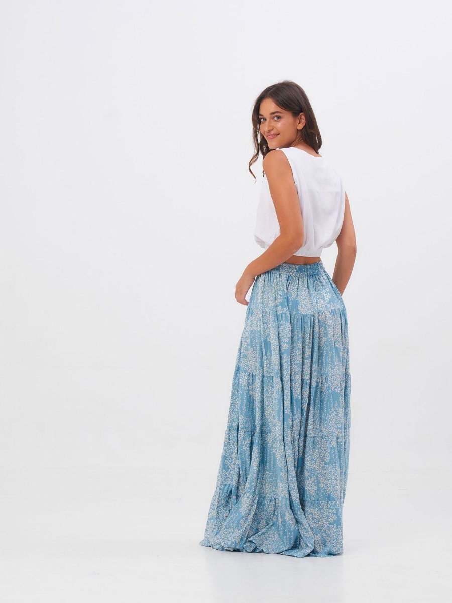 Gonna Olivia - verde - Bijondo