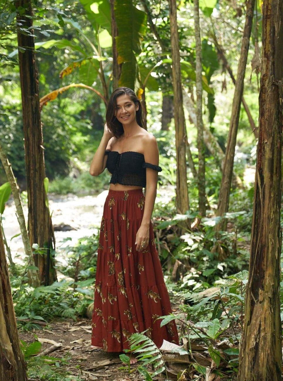 Gonna Olivia - ruggine - Bijondo