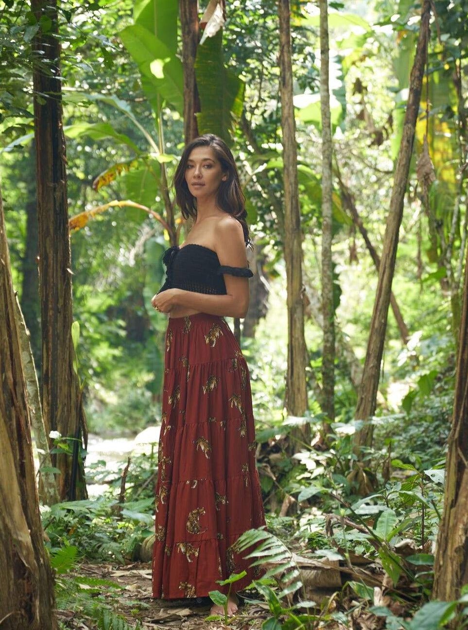 Gonna Olivia - ruggine - Bijondo