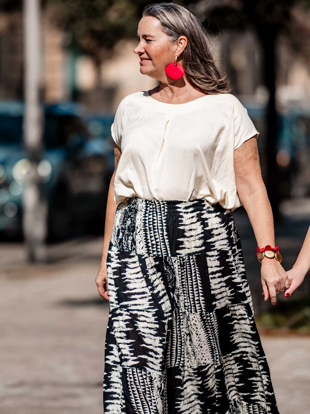 Gonna lunga boho Olivia-Gonna-Bijondo-nero-taglia unica-Bijondo