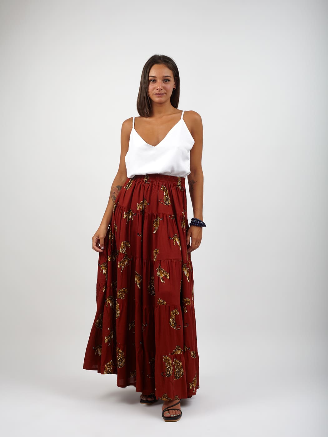 Gonna Olivia - ruggine - Bijondo