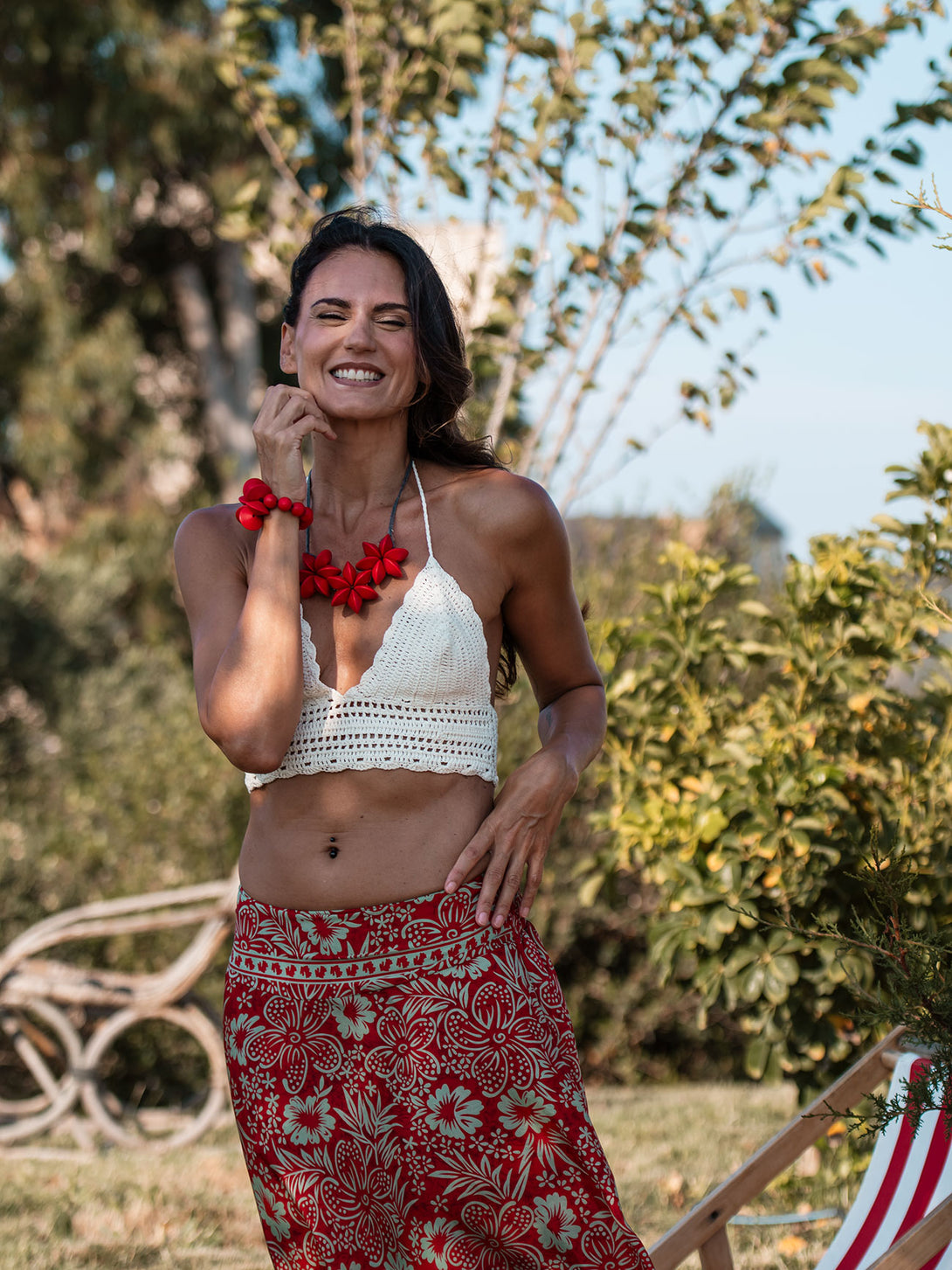 Gonna lunga in seta Almarosa-Gonna-EW-Bijondo