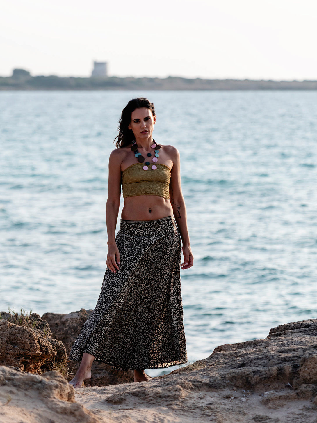 Gonna lunga in seta Almarosa-Gonna-EW-Bijondo