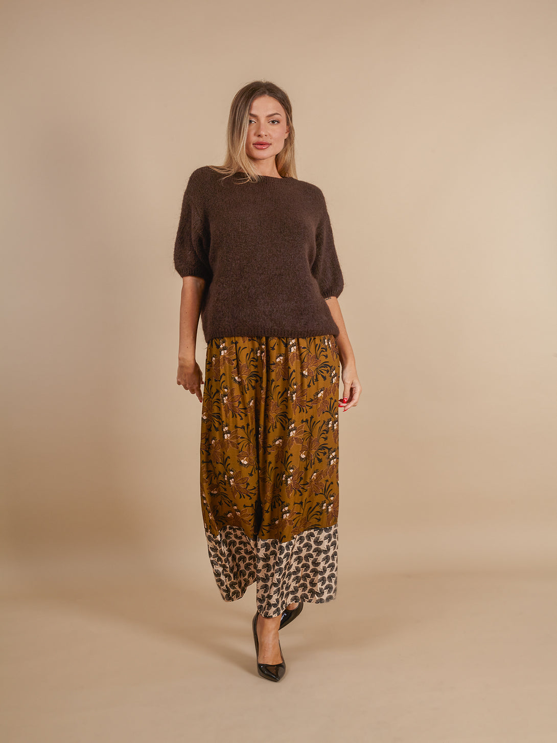 Gonna lunga invernale boho chic Oriana-Gonna-Bijondo-verde-S-Bijondo