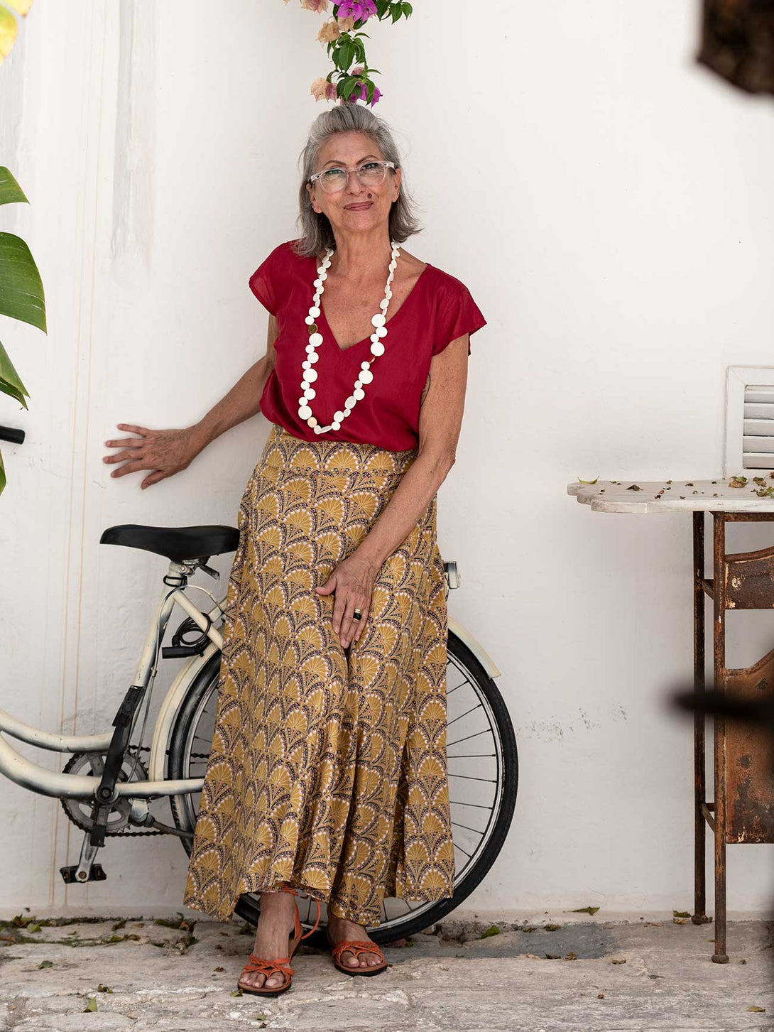 Gonna lunga viscosa Ellie-Gonna-Bijondo-Bijondo