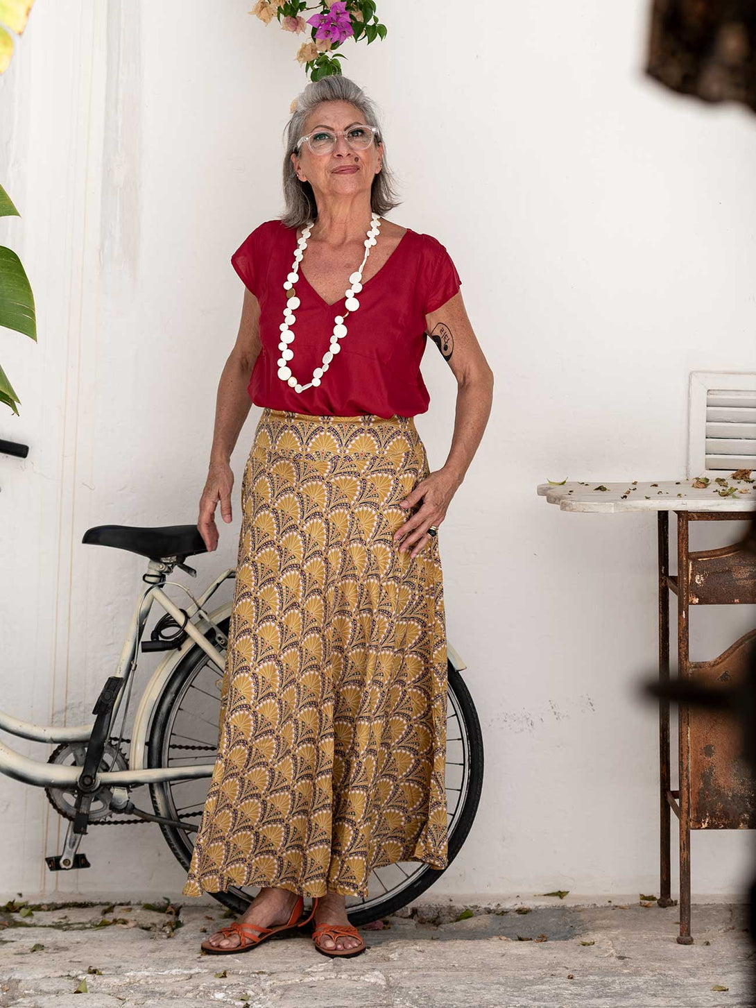 Gonna lunga viscosa Ellie-Gonna-Bijondo-Bijondo