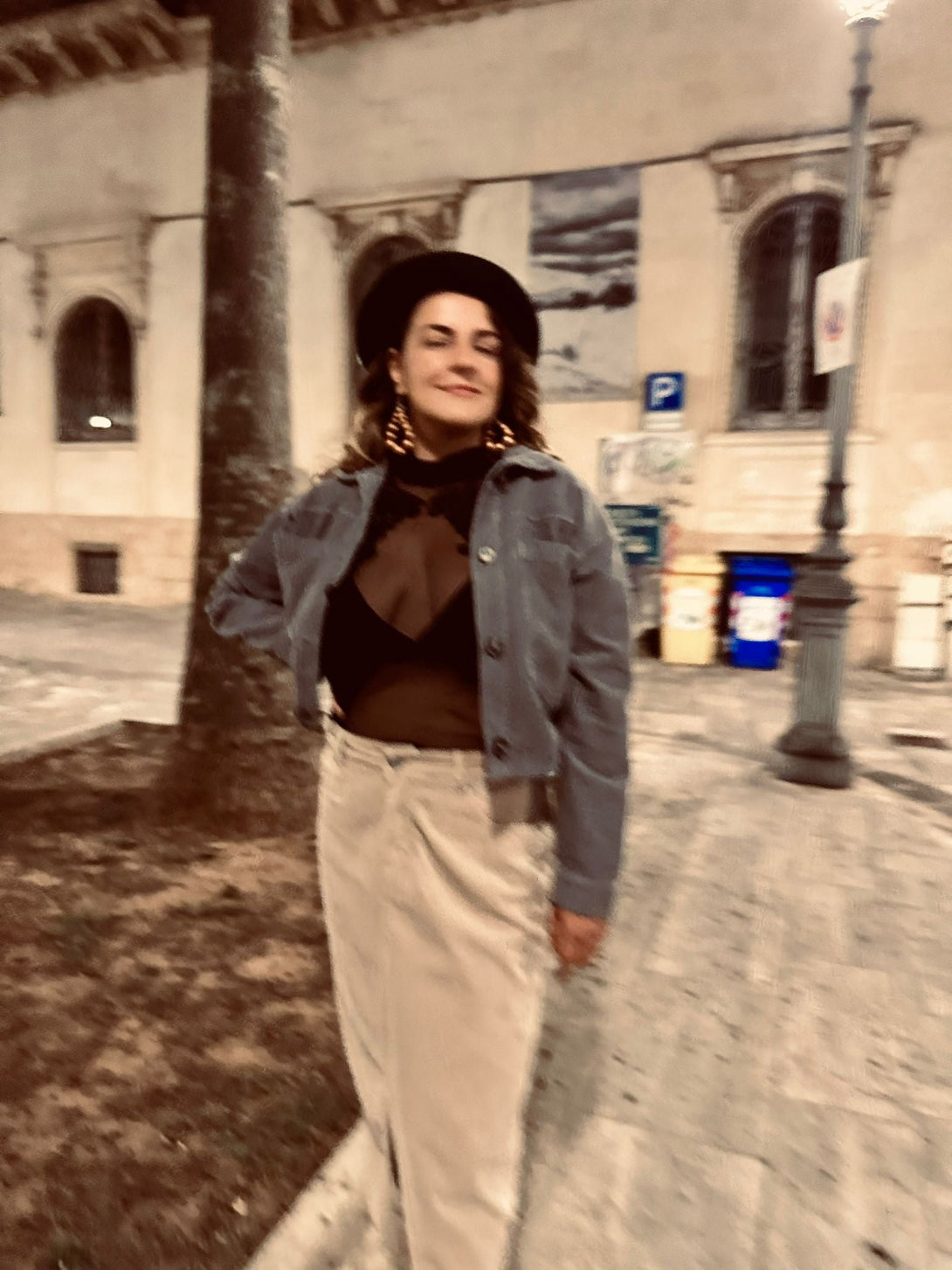 Gonna velluto cotone spacco frontale Kate-beige-XS-Bijondo