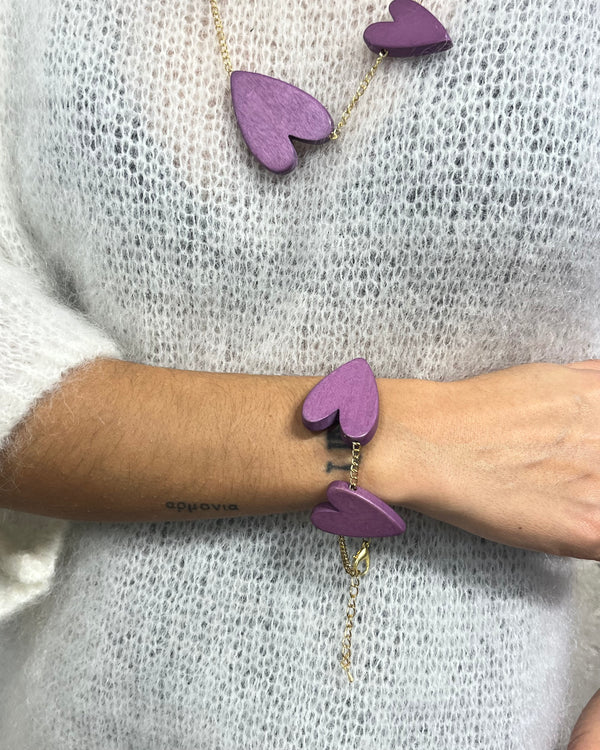 Bracciale con legno Love