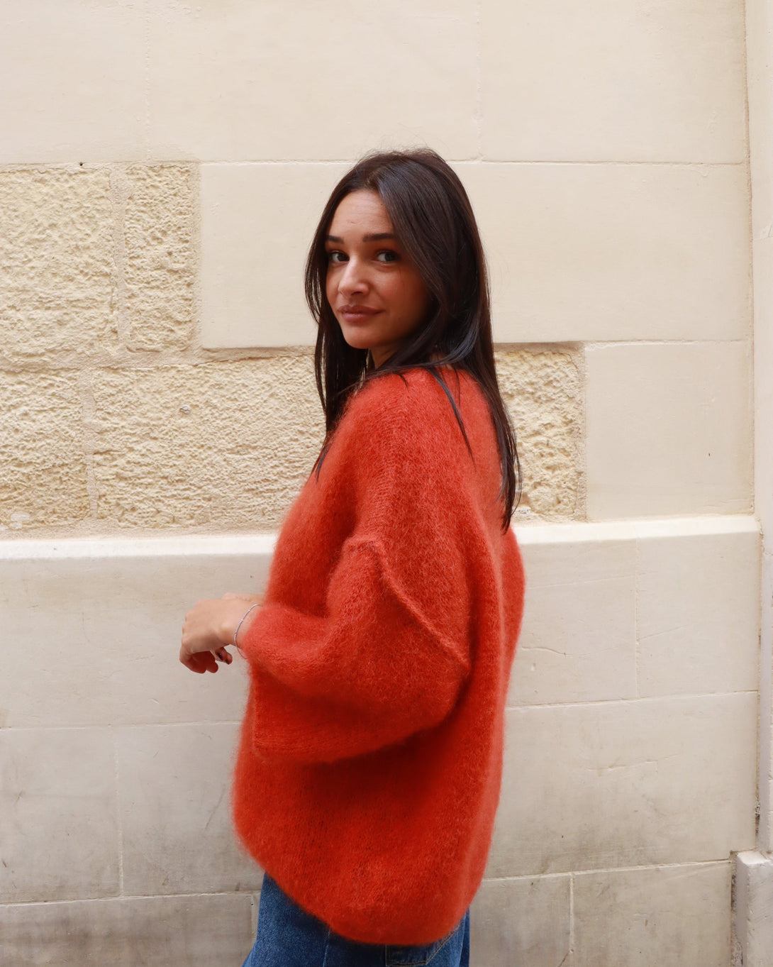 Maglione kid mohair Azzurra-Maglione-Bijondo-Bijondo