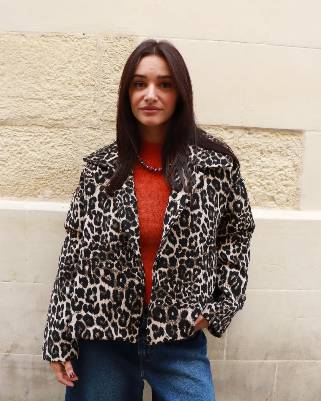 Giacca leopardata Priscilla-giacca-Bijondo-Bijondo