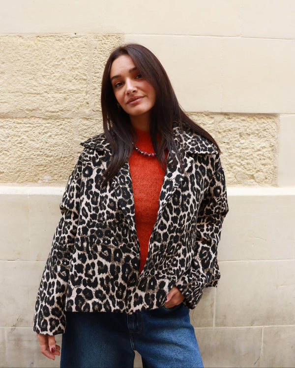 Giacca leopardata Priscilla-giacca-Bijondo-Bijondo