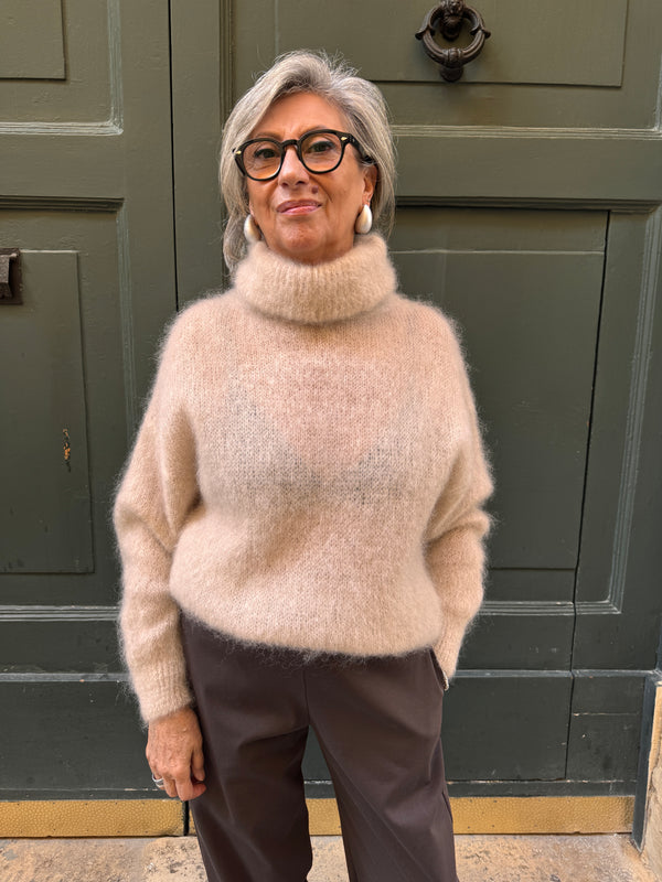 Maglione collo alto Mohair Filomena