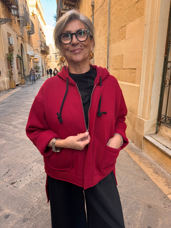 Giacca Felpata in caldo cotone Anita