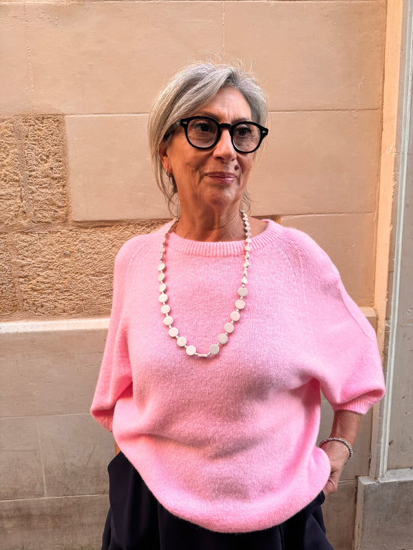 Maglione super kid mohair e lana merino Luce