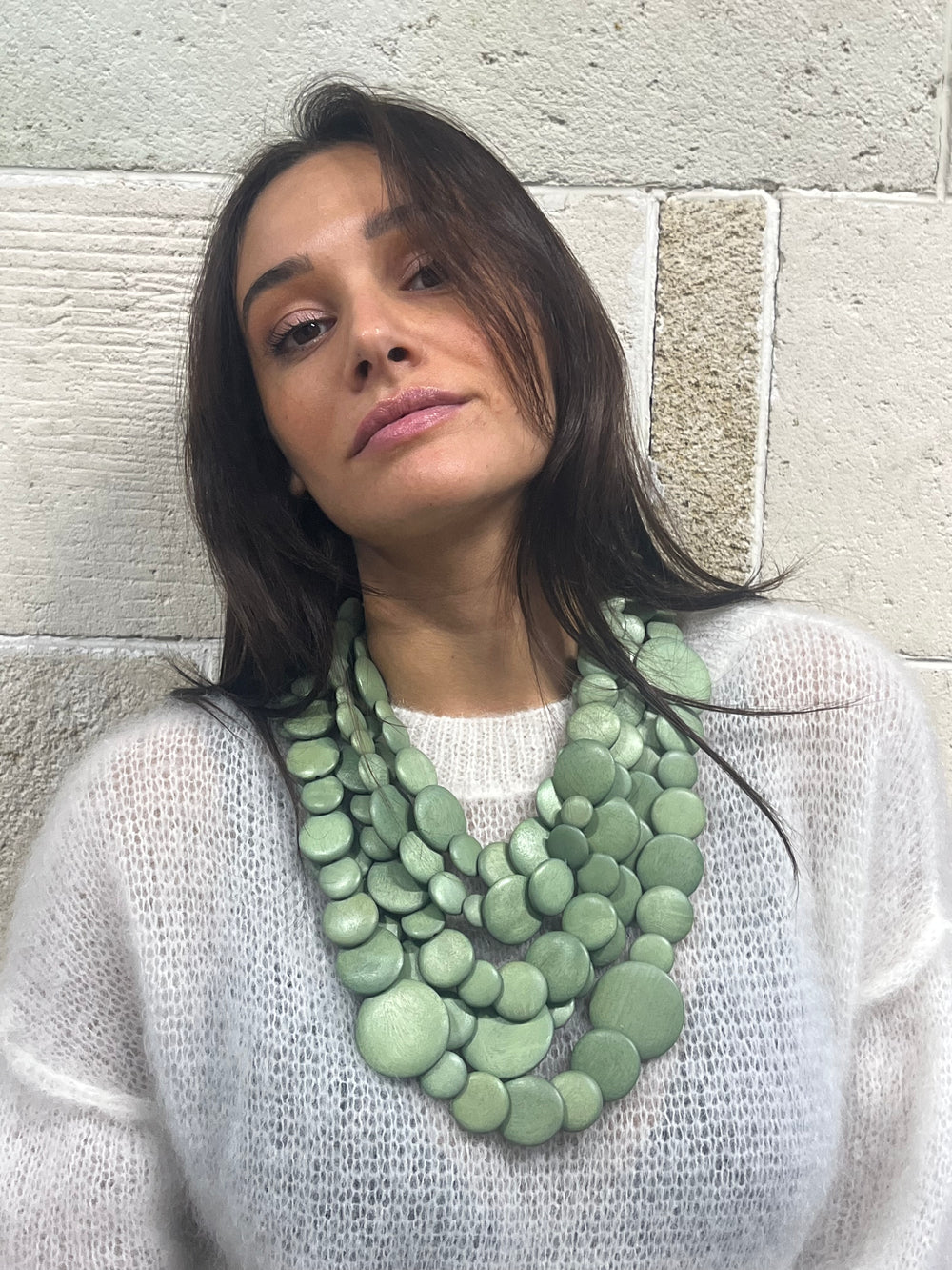 Collana Corda e Perline - Centoperle Azzurro - Gioielli - Collane -... | su
