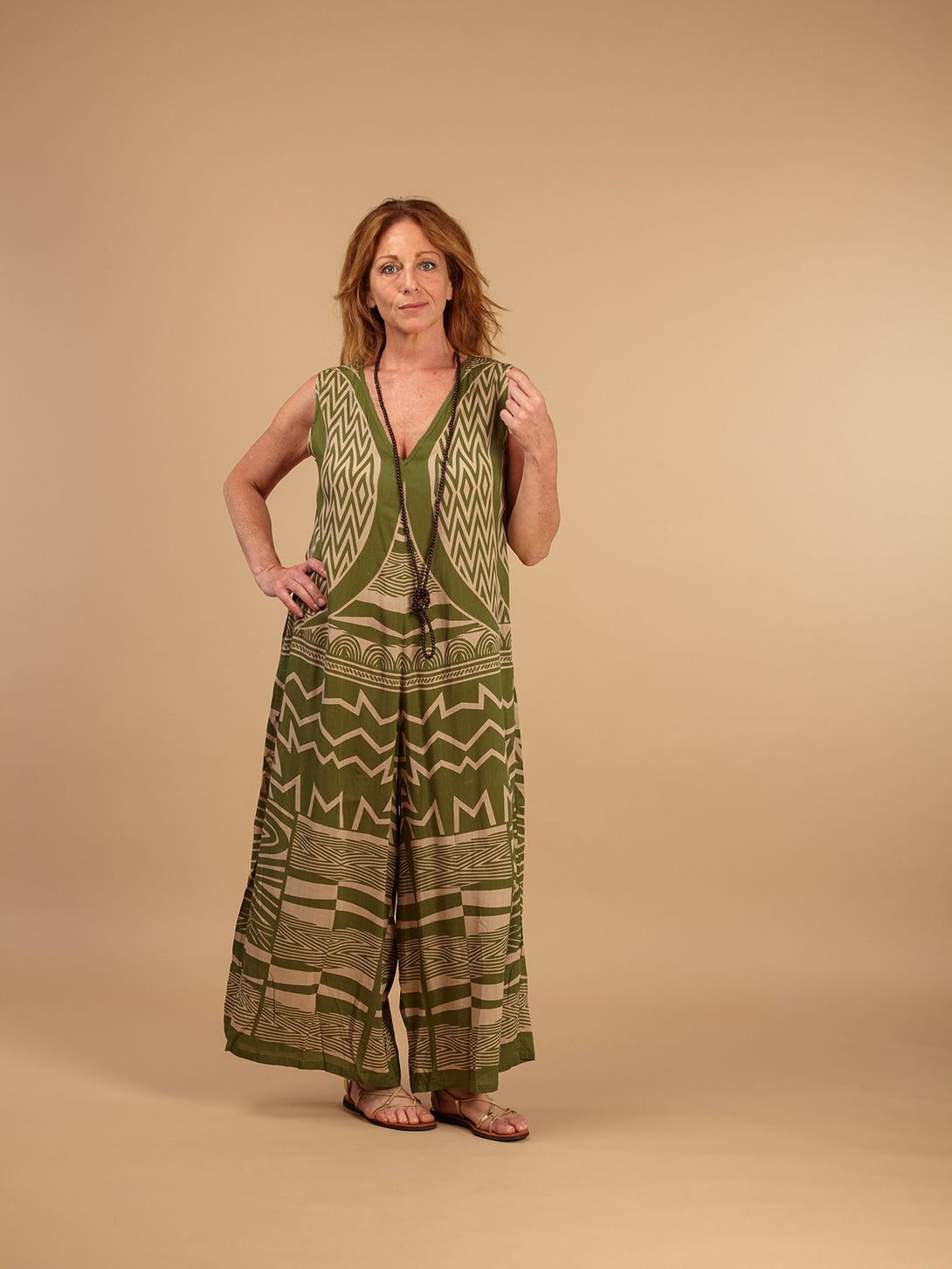 Jumpsuit tuta rayon voile Lynn-Tuta-Bijondo-Verde-S-M-Bijondo
