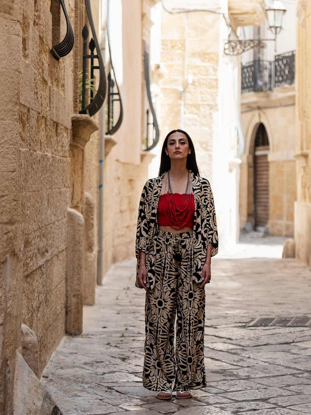 Kimono corto elegante seta Sophia-kimono-WhyY-Bijondo