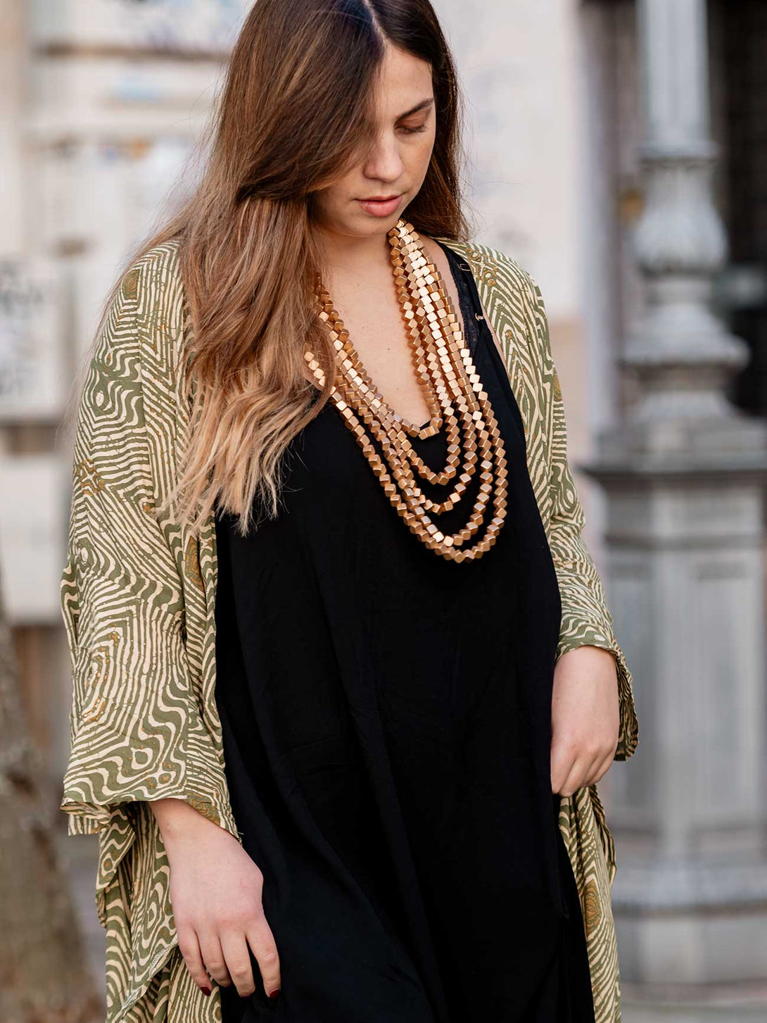 Kimono rayon Aurelia-Bijondo-Bijondo