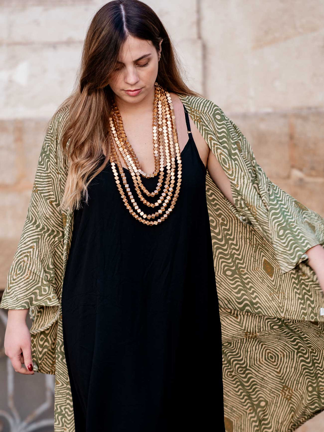 Kimono rayon Aurelia-Bijondo-Bijondo