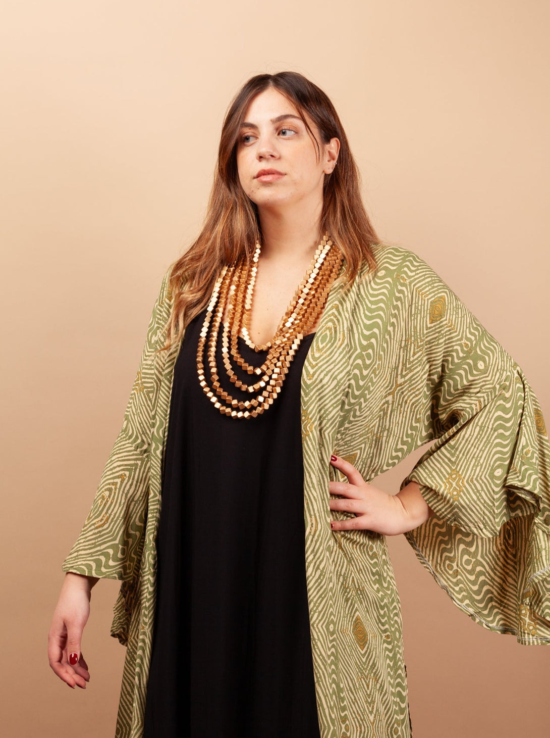 Kimono rayon Aurelia-Bijondo-Bijondo
