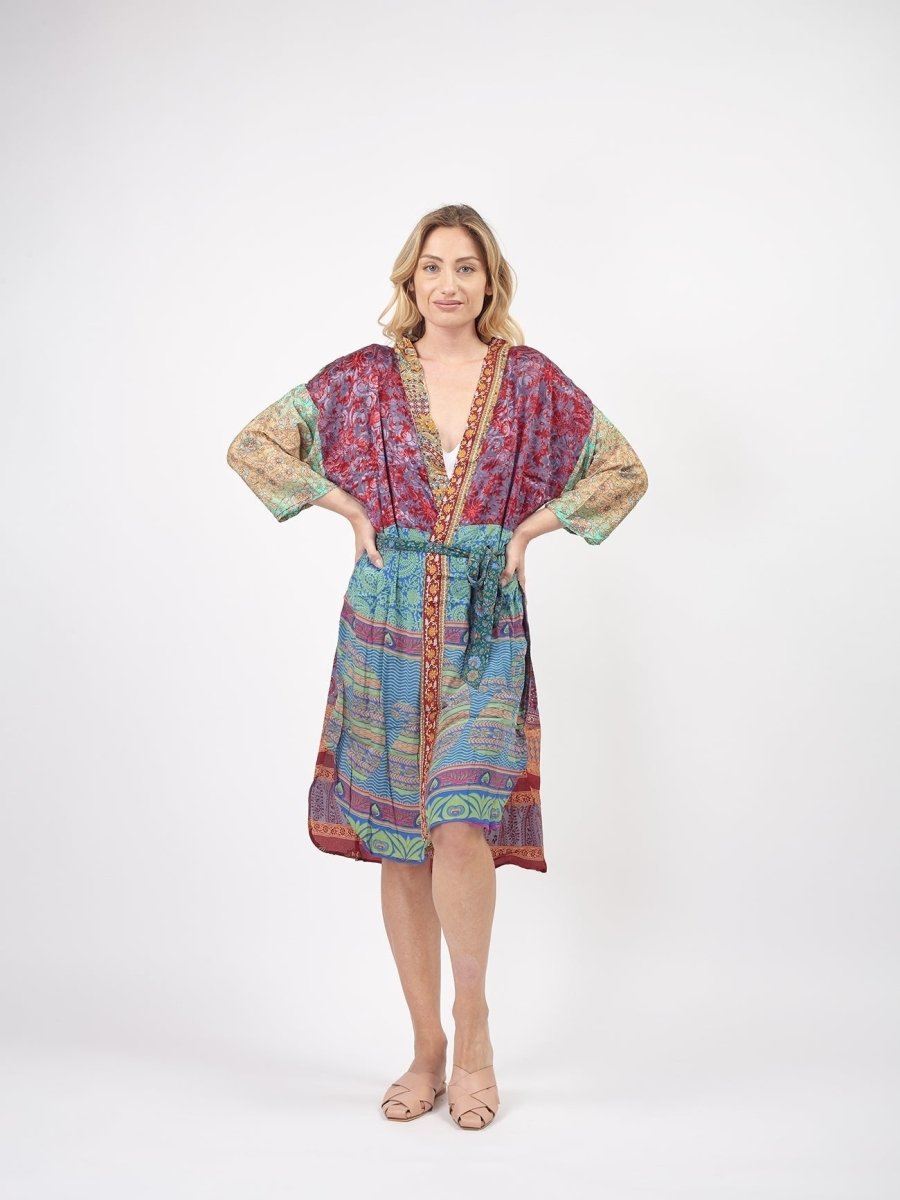 Kimono seta pezzo unico Sheila - kimono 2 - Bijondo