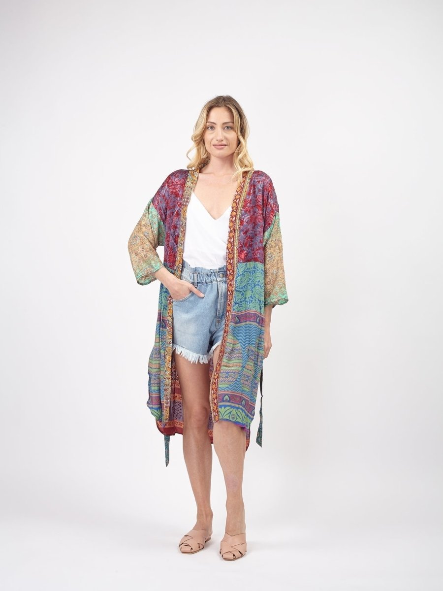 Kimono seta pezzo unico Sheila - kimono 2 - Bijondo