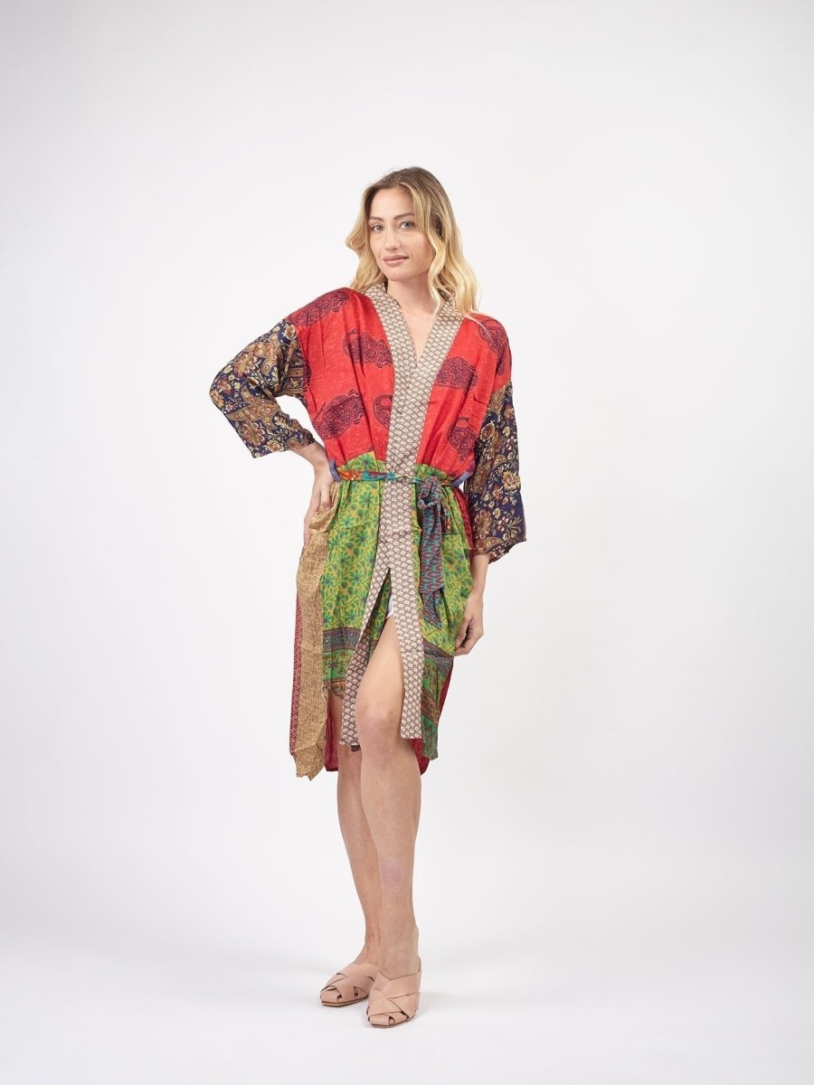 Kimono seta pezzo unico Sheila - kimono 3 - Bijondo