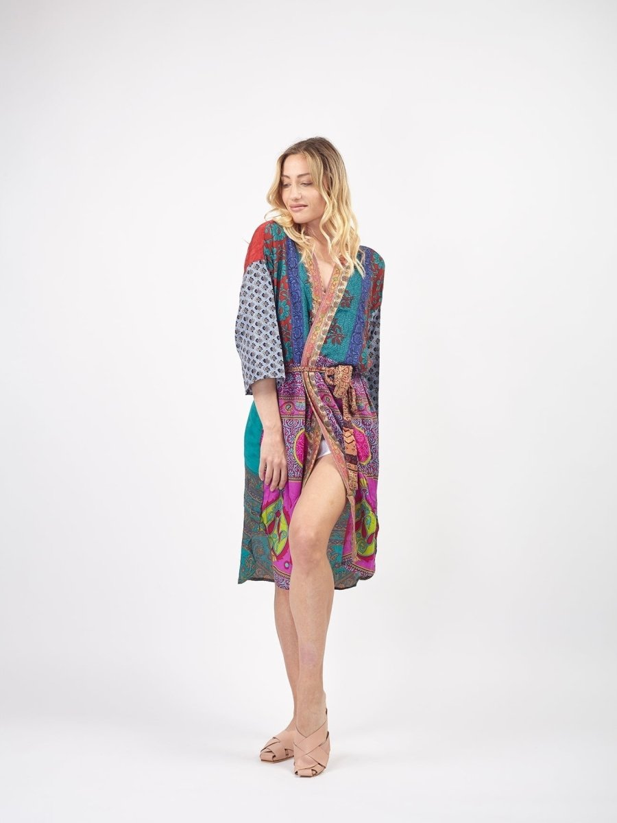 Kimono seta pezzo unico Sheila - kimono 4 - Bijondo