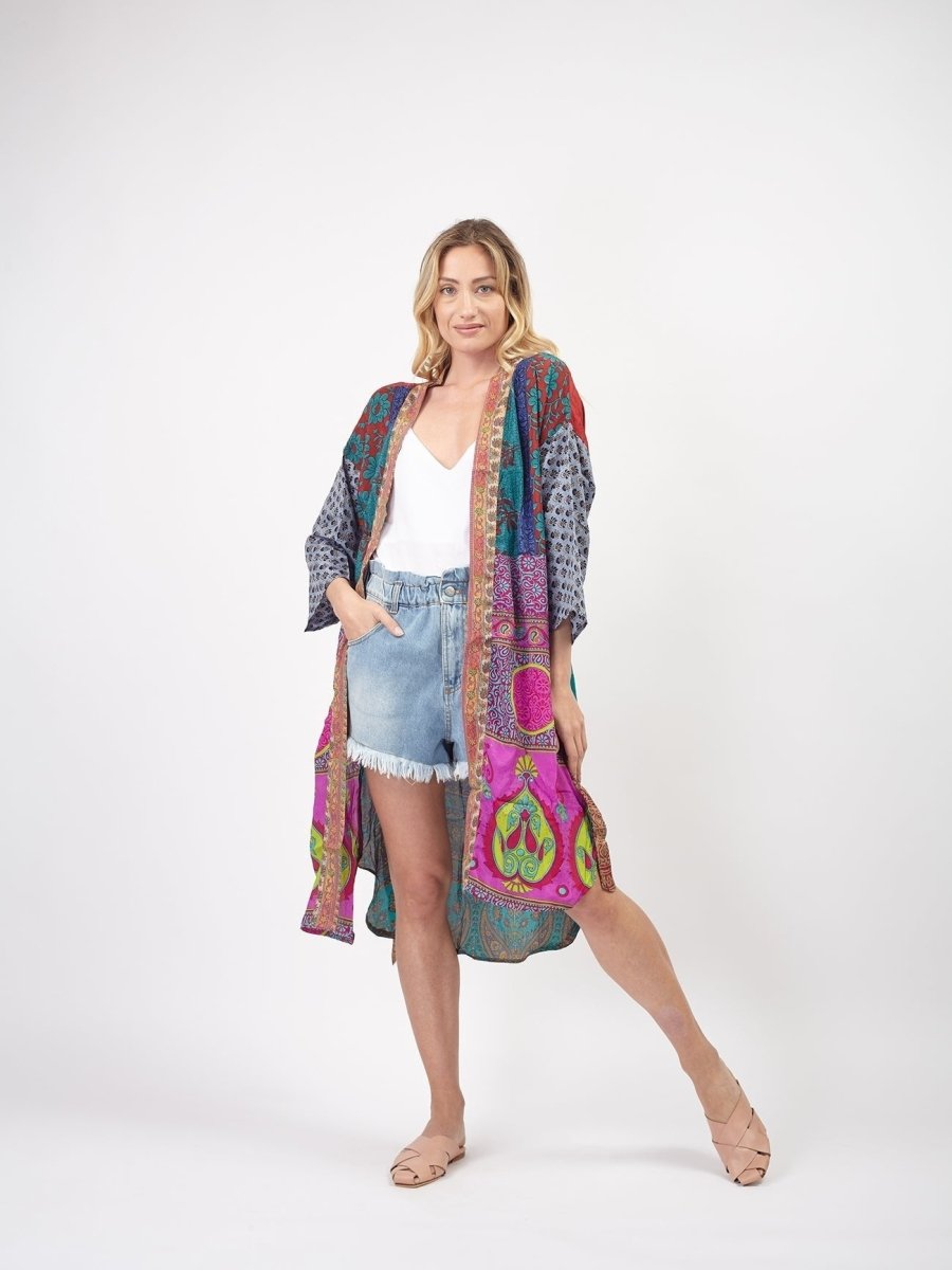 Kimono seta pezzo unico Sheila - kimono 4 - Bijondo
