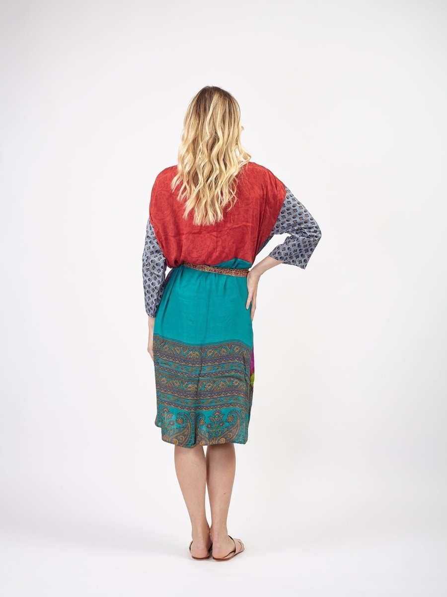 Kimono seta pezzo unico Sheila - kimono 4 - Bijondo