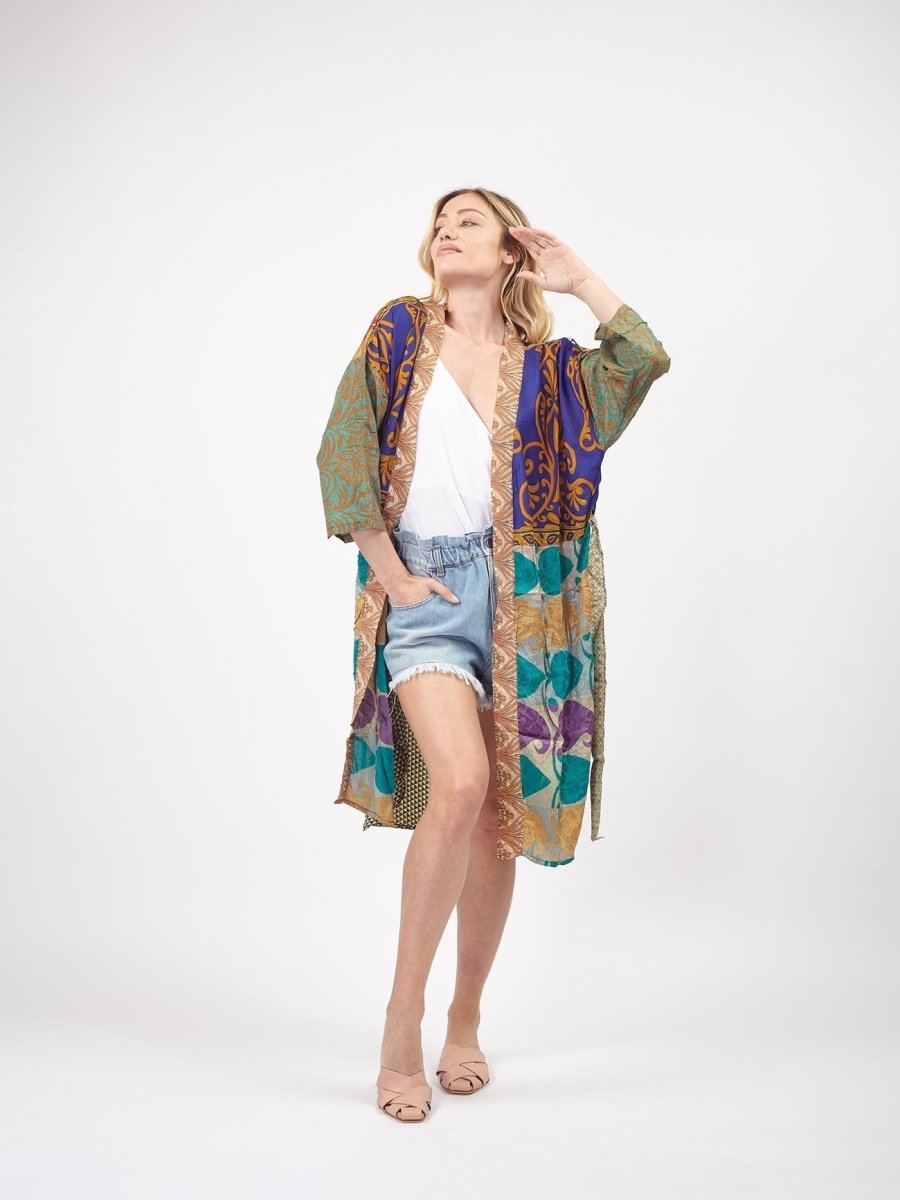 Kimono seta pezzo unico Sheila - kimono 5 - Bijondo